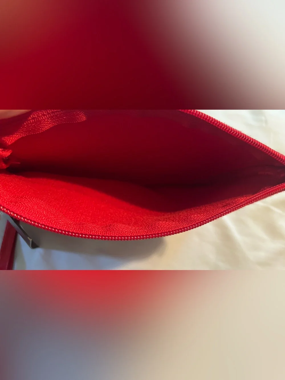Nicole Miller Red Wristlet Clutch with Removable Strap
